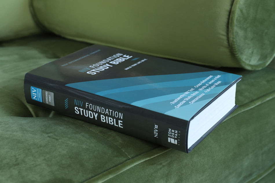 NIV, Foundation Study Bible, Red Letter Edition – Hardcover by HarperCollins, product view 2