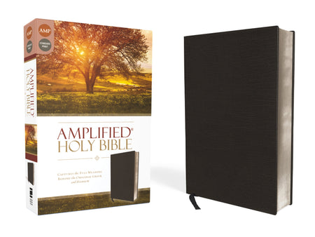 Amplified Holy Bible: Captures the Full Meaning Behind the Original Greek and Hebrew – Bonded Leather, Black by HarperCollins