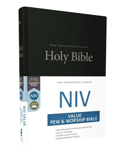 NIV, Church Bible (Value Pew Bible), Hardcover, Black  Zondervan