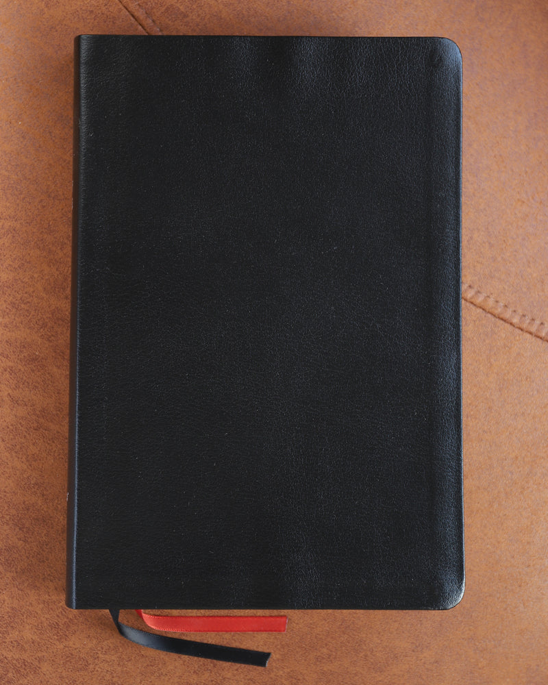 NIV, Thinline Bible, Giant Print, Red Letter, Comfort Print – Bonded Leather, Black by HarperCollins, product view 2