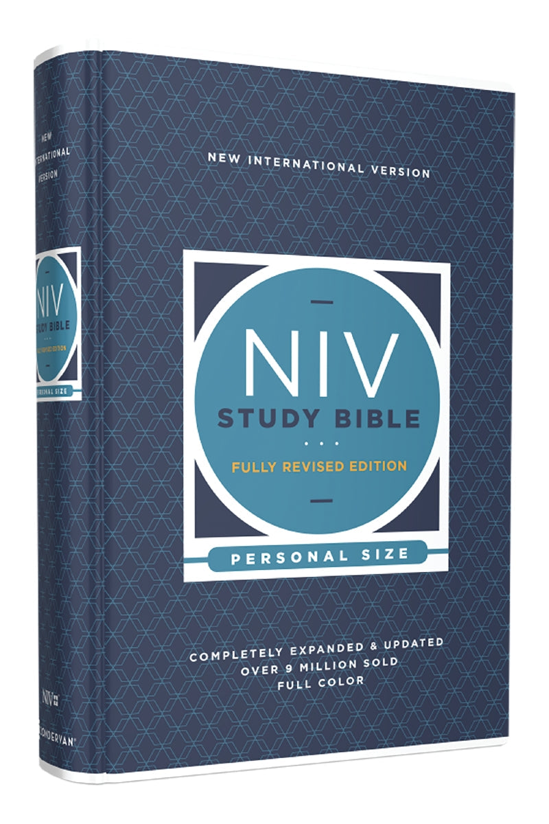 NIV Study Bible, Fully Revised Edition, Personal Size, Red Letter, Comfort Print – Hardcover by HarperCollins
