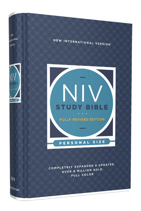 NIV Study Bible, Fully Revised Edition, Personal Size, Red Letter, Comfort Print – Hardcover by HarperCollins