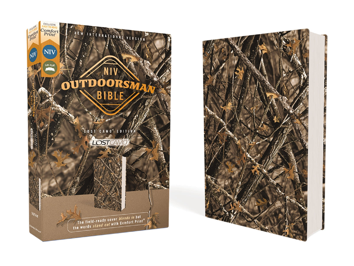 NIV, Outdoorsman Bible, Red Letter Edition, Comfort Print: The Field-Ready Cover Blends In but the Words Stand Out with
