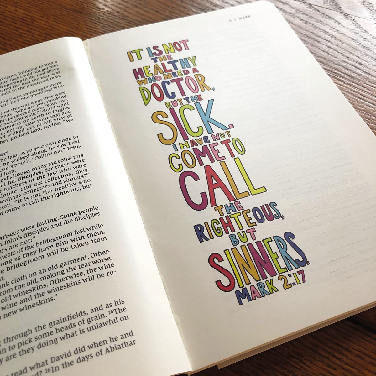 Beautiful Word Paperback Bible Journal (NIV) - Mark by HarperCollins, product view 4