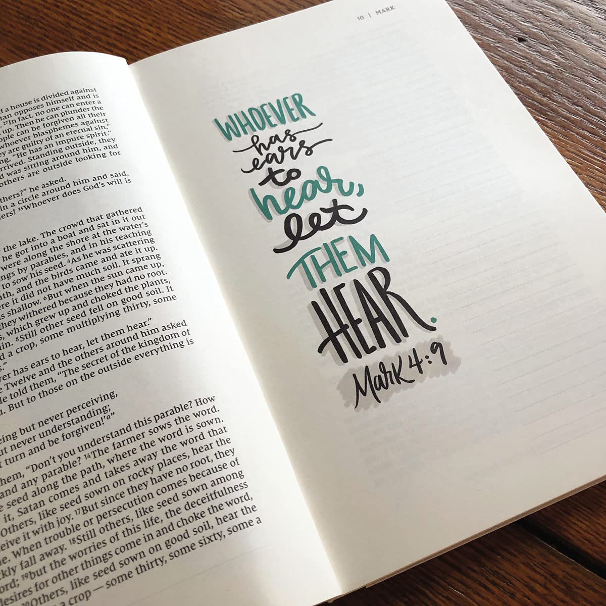 Beautiful Word Paperback Bible Journal (NIV) - Mark by HarperCollins, product view 3