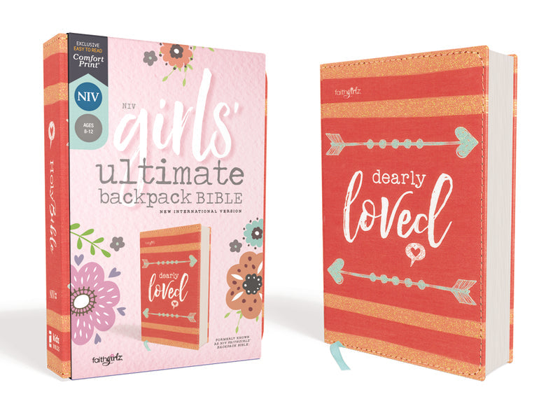 NIV, Girls' Ultimate Backpack Bible, Faithgirlz Edition, Compact, Red Letter Edition, Comfort Print: A Portable, Durable