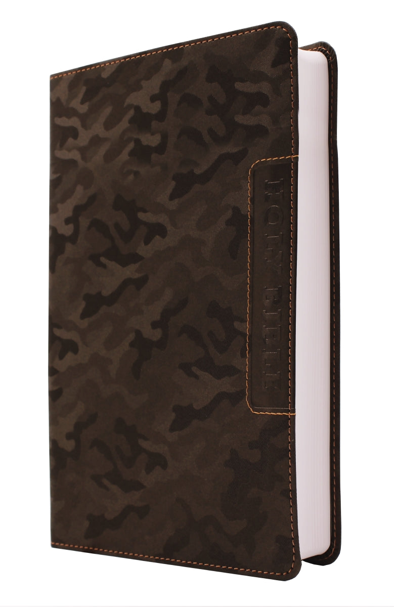 NIV, Boys' Bible, Comfort Print: A Foundation for Lifelong Faith and Learning for Boys Ages 8-12 – Leathersoft™, Brown Camo