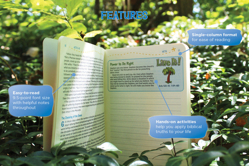 NIV, Adventure Bible Field Notes, Luke, Paperback, Comfort Print: My First Bible Journal Zondervan, product view 4