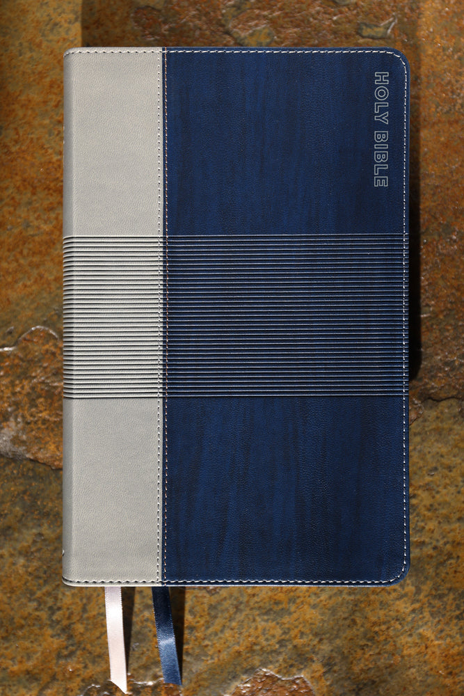 NIV, Teen Study Bible, Comfort Print – Leathersoft™, Blue by HarperCollins, product view 2