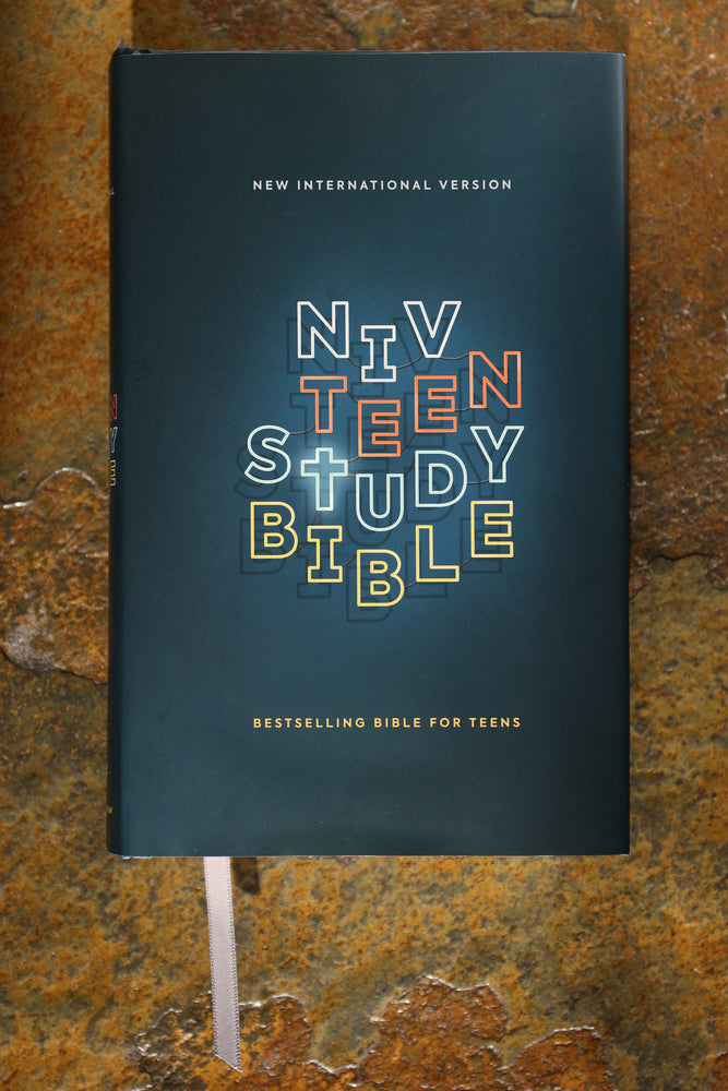 NIV, Teen Study Bible, Comfort Print – Hardcover, Navy by HarperCollins, product view 2