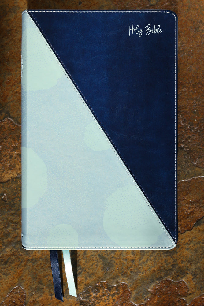 NIV, Teen Study Bible, Comfort Print – Leathersoft™, Teal by HarperCollins, product view 2