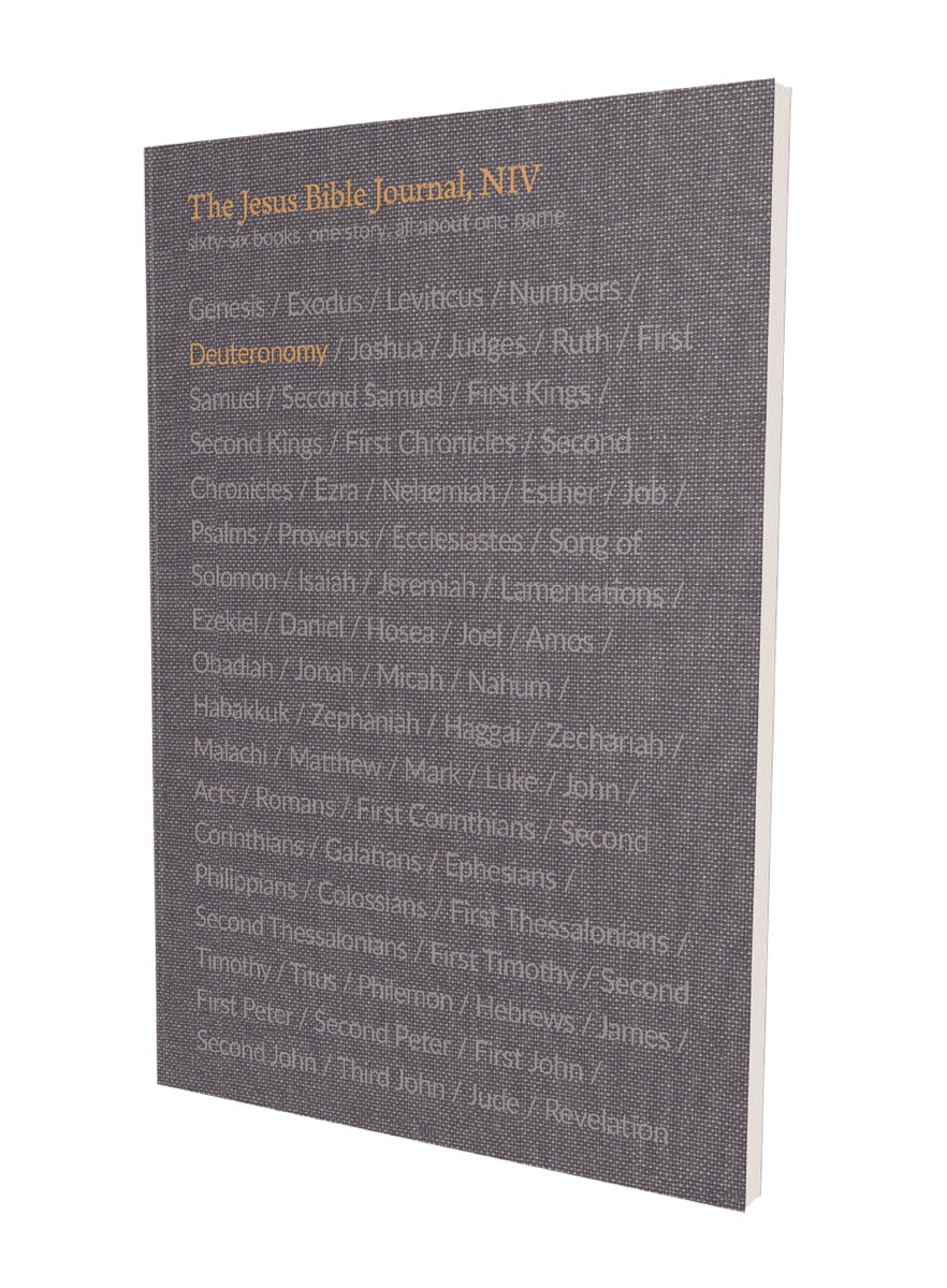 The Jesus Bible Paperback Journal (NIV) - Deuteronomy by HarperCollins