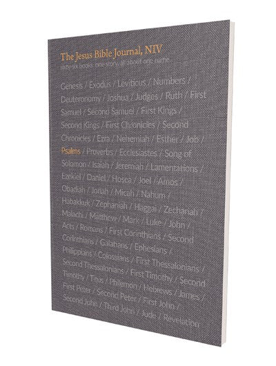 The Jesus Bible Journal, Psalms, NIV, Paperback, Comfort Print