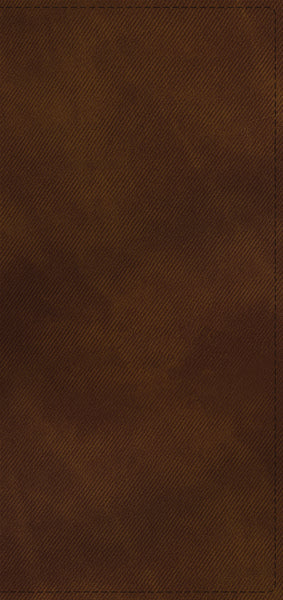 NIV, Pocket Thinline Bible, Red Letter Edition, Comfort Print – Leathersoft™, Brown by HarperCollins, product view 2