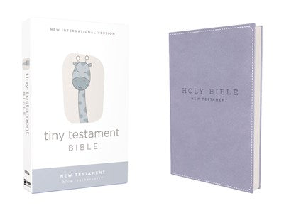NIV, Tiny Testament Bible, New Testament, Leathersoft, Blue, Comfort Print
