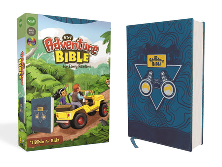 NIrV, Adventure Bible for Early Readers, Full Color Interior – Leathersoft™, Blue by HarperCollins