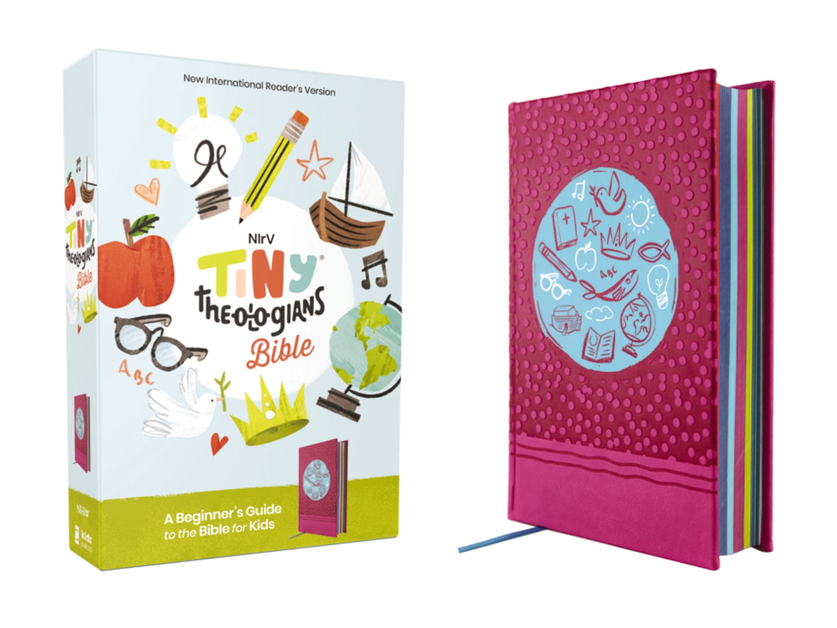 NIrV, Tiny Theologians Bible, Leathersoft over Board, Comfort Print: A Beginner’s Guide to the Bible – for Kids – Hardcover