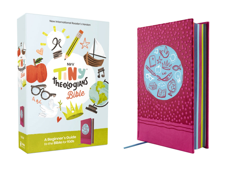 NIrV, Tiny Theologians Bible, Leathersoft over Board, Comfort Print: A Beginner’s Guide to the Bible – for Kids – Hardcover