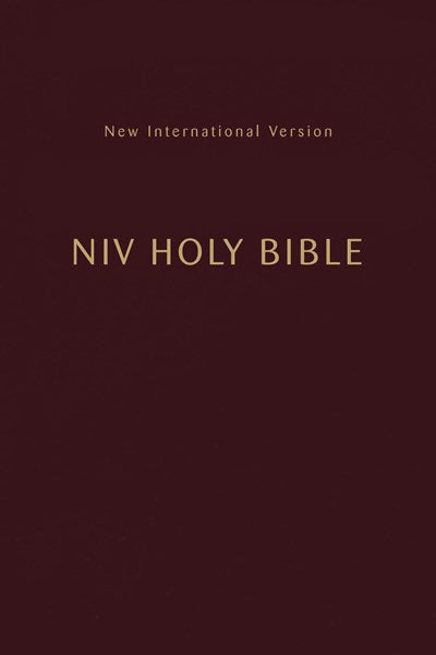 NIV, Holy Bible, Compact, Paperback, Burgundy, Comfort Prin