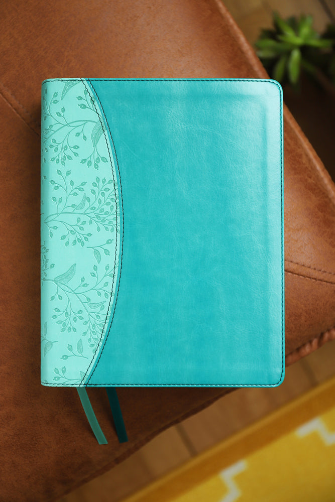 NIV, Beautiful Word Bible, Updated Edition, Peel/Stick Bible Tabs, Red Letter, Comfort Print – Leathersoft™, product view 2