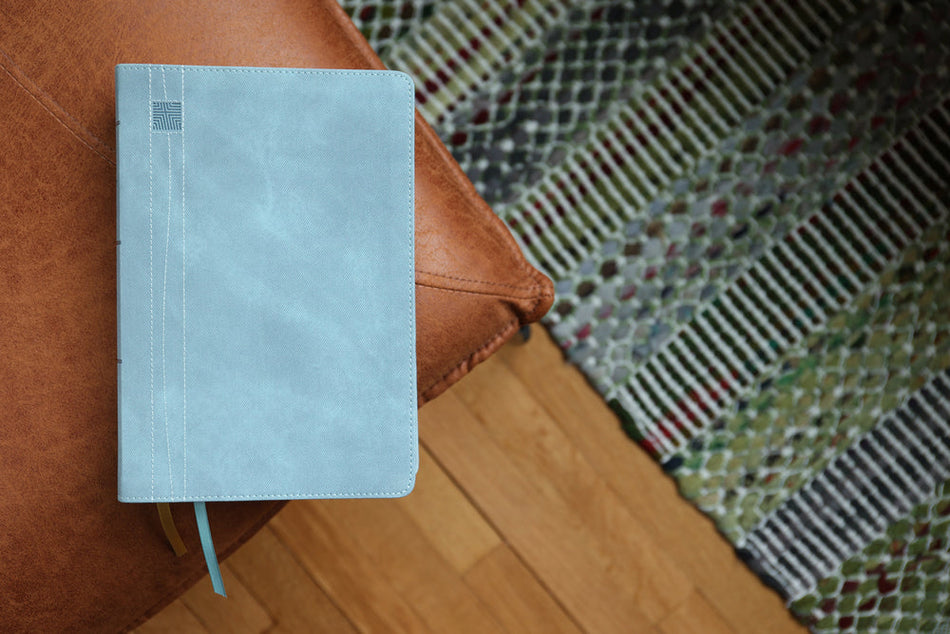 NIV, Student Bible, Comfort Print – Leathersoft™, Teal by HarperCollins, product view 2