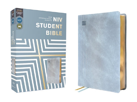 NIV, Student Bible, Comfort Print – Leathersoft™, Teal by HarperCollins