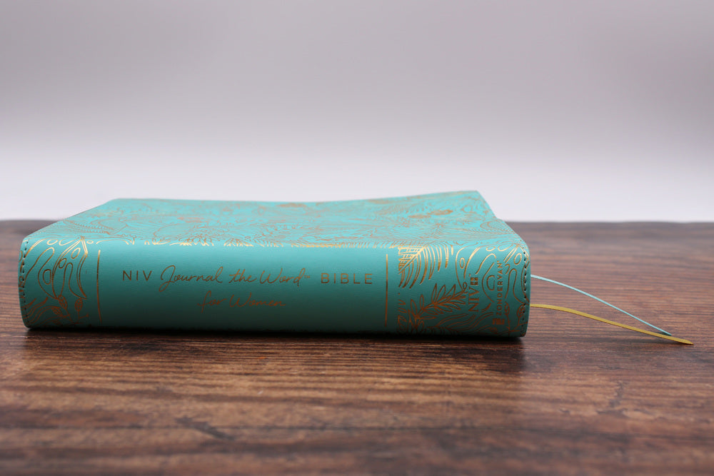 NIV, Journal the Word Bible for Women (Perfect for Note-Taking), Red Letter, Comfort Print: 500+ Prompts to, product view 5