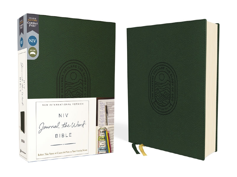 NIV, Journal the Word Bible, Red Letter, Comfort Print: Reflect, Take Notes, or Create Art Next to Your Favorite Verses