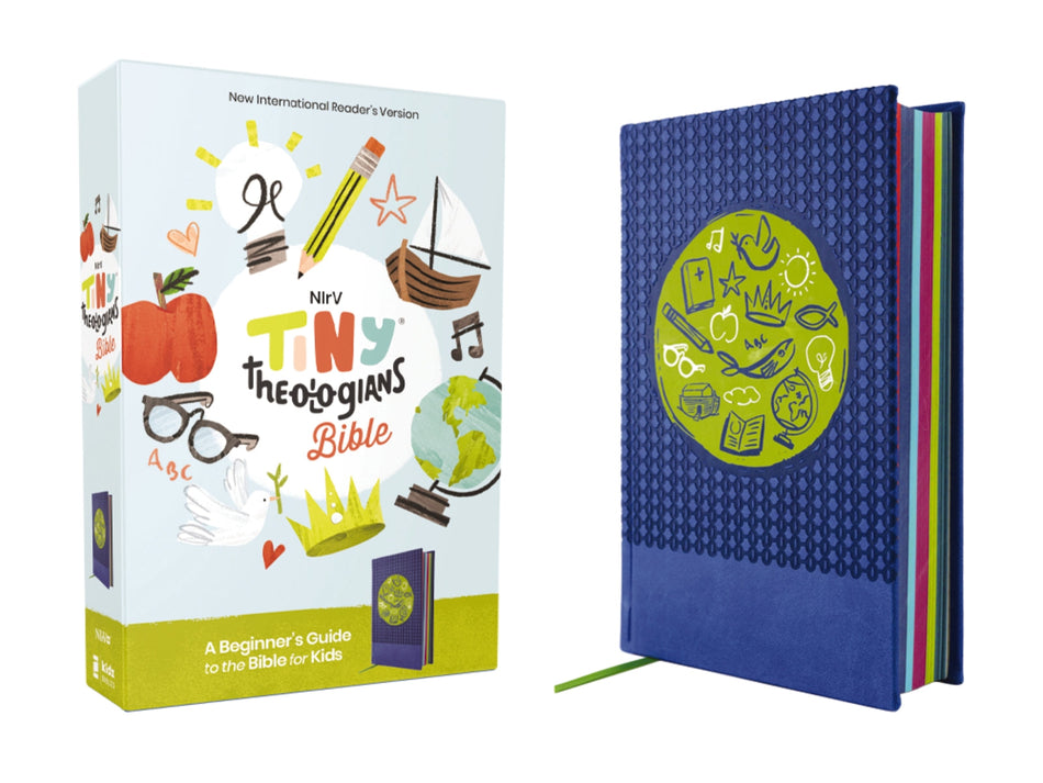NIrV, Tiny Theologians Bible, Leathersoft over Board, Comfort Print: A Beginner’s Guide to the Bible – for Kids – Hardcover
