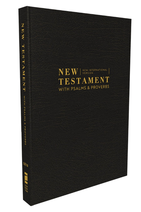 New Testament with Psalms and Proverbs (NIV) - Pocket Sized - Black Paperback by HarperCollins
