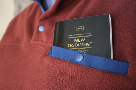 New Testament with Psalms and Proverbs (NIV) - Pocket Sized - Paperback - Black Motorcycle by HarperCollins, product view 6