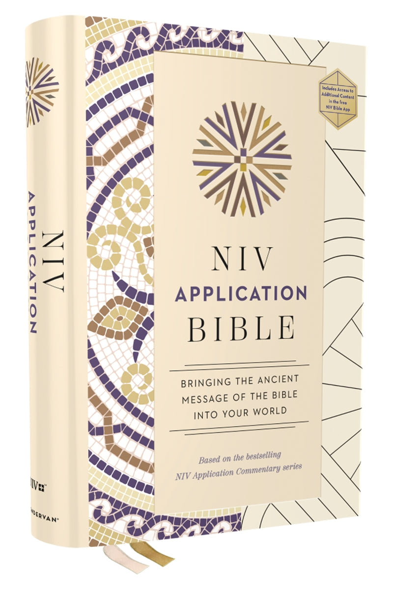 NIV Application Bible, Red Letter, Comfort Print: Bringing the Ancient Message of the Bible into Your World – Hardcover