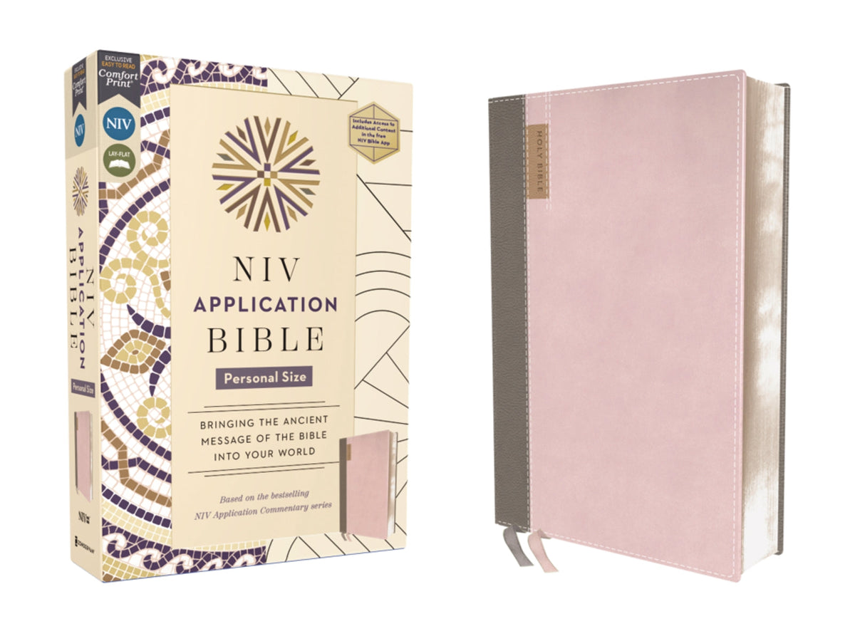 NIV Application Bible, Personal Size, Red Letter, Comfort Print: Bringing the Ancient Message of the Bible into Your World