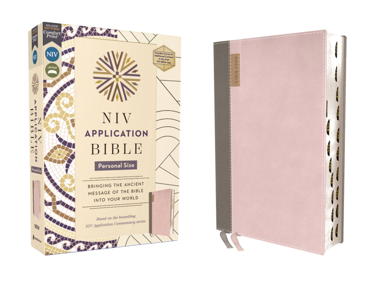 NIV Application Bible, Personal Size, Red Letter, Comfort Print: Bringing the Ancient Message of the Bible into Your World