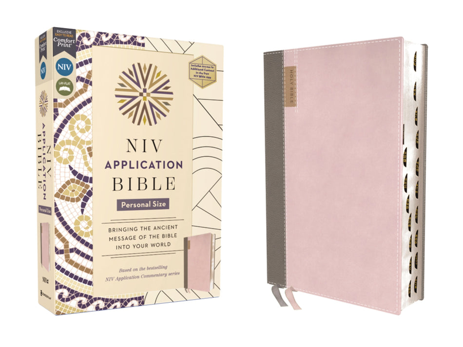 NIV Application Bible, Personal Size, Red Letter, Comfort Print: Bringing the Ancient Message of the Bible into Your World