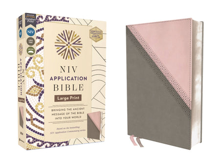 NIV Application Bible, Large Print, Red Letter, Comfort Print: Bringing the Ancient Message of the Bible into Your World