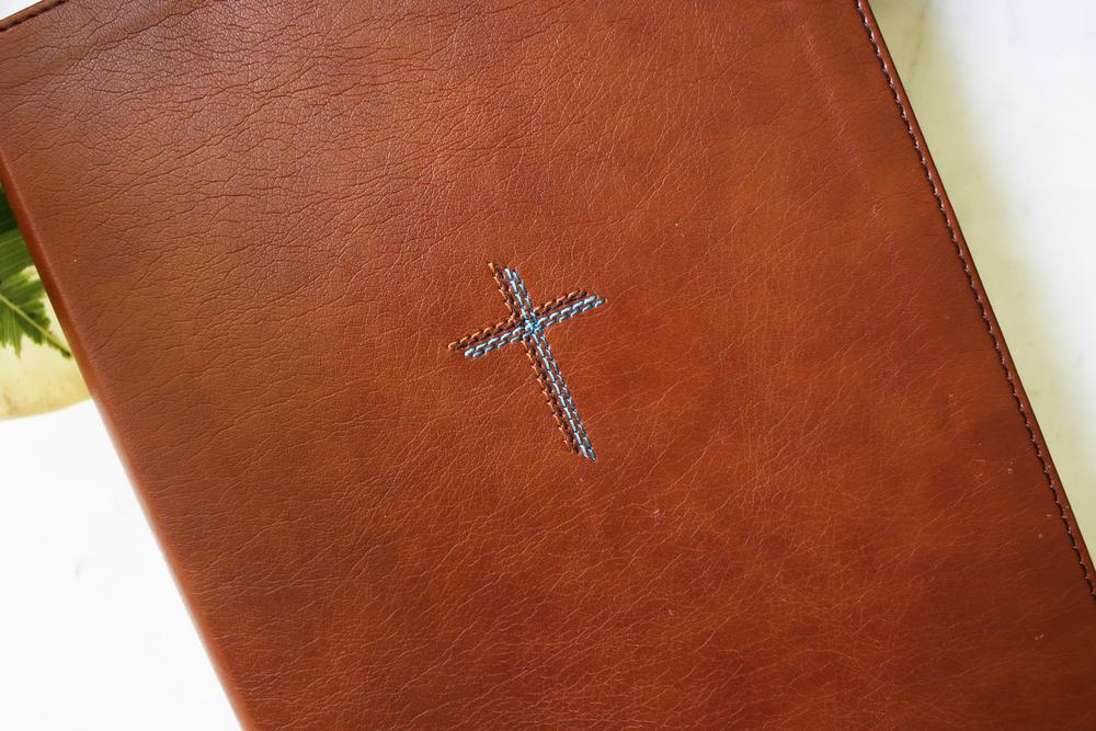 NIV, Quest Study Bible, Comfort Print: The Only Q and A Study Bible – Leathersoft™, Brown (9780310465850), product view 3