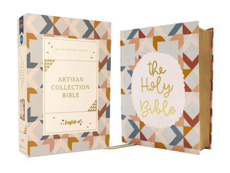 NIV, Artisan Collection Bible, Cloth over Board, Red Letter, Comfort Print – Hardcover, Multicolor by HarperCollins