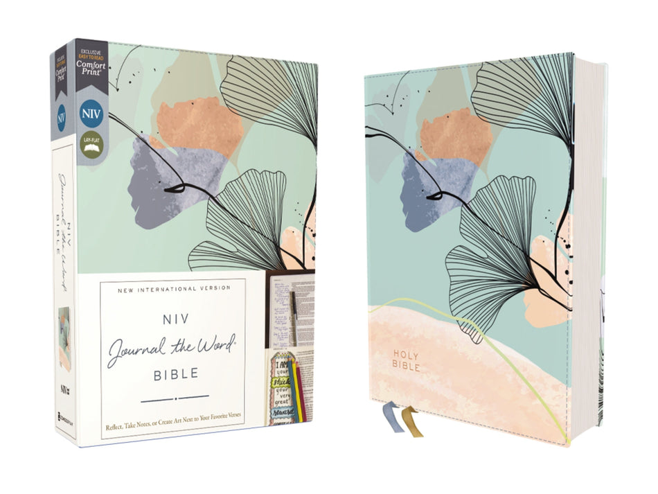 NIV, Journal the Word Bible, Red Letter, Comfort Print: Reflect, Take Notes, or Create Art Next to Your Favorite Verses
