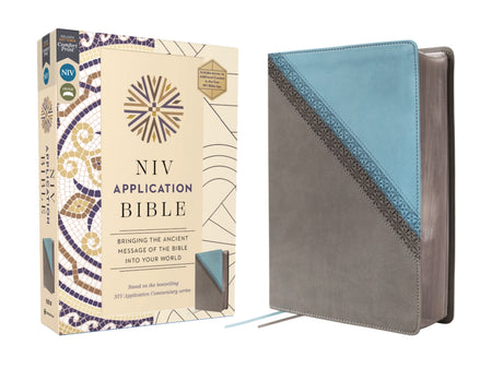 NIV Application Bible, Red Letter, Comfort Print: Bringing the Ancient Message of the Bible into Your World – Leathersoft™