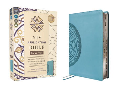 NIV Application Bible, Large Print, Red Letter, Comfort Print: Bringing the Ancient Message of the Bible into Your World