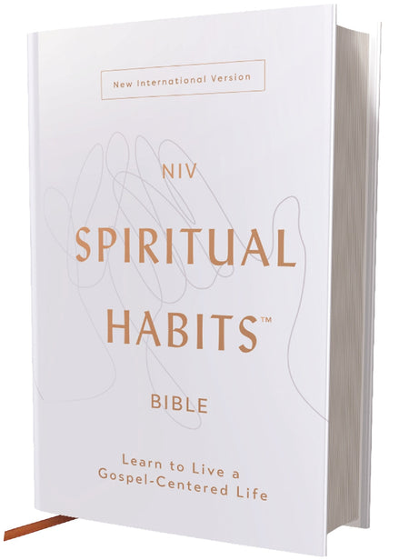 NIV, Spiritual Habits Bible, Red Letter, Comfort Print: Learn to Live a Gospel-Centered Life – Hardcover by HarperCollins