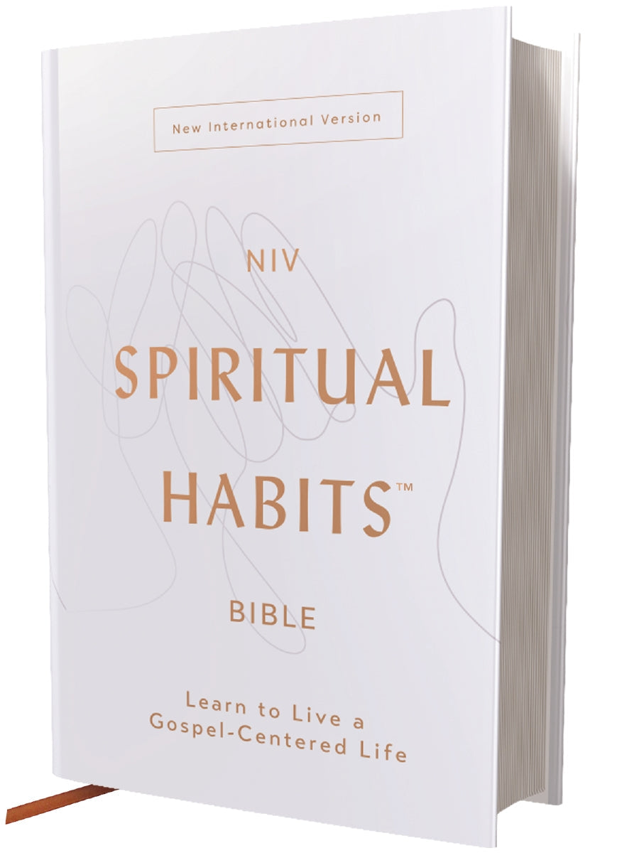 NIV, Spiritual Habits Bible, Red Letter, Comfort Print: Learn to Live a Gospel-Centered Life – Hardcover by HarperCollins