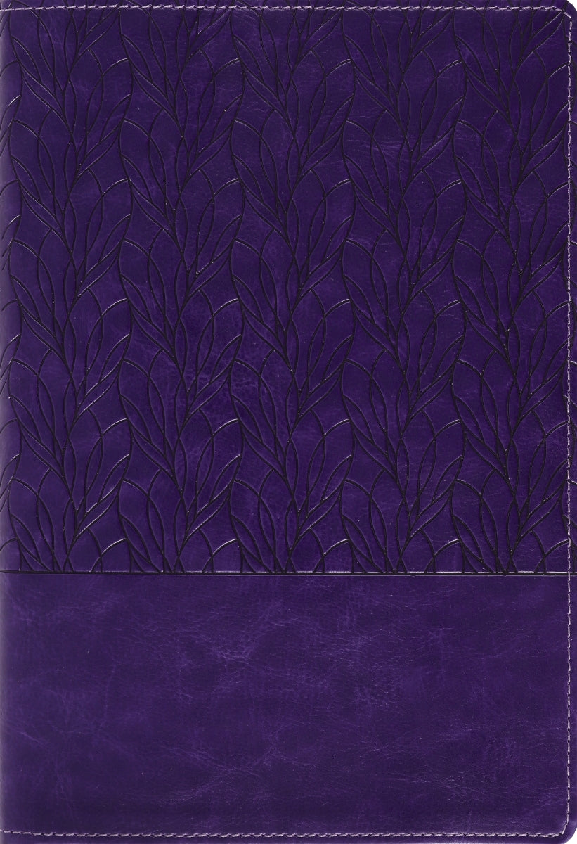 Amplified Holy Bible, Large Print: Captures the Full Meaning Behind the Original Greek and Hebrew – Leathersoft™, Purple