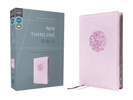 NIV, Thinline Bible, Red Letter, Comfort Print – Leathersoft™, Purple, Thumb Indexed by HarperCollins