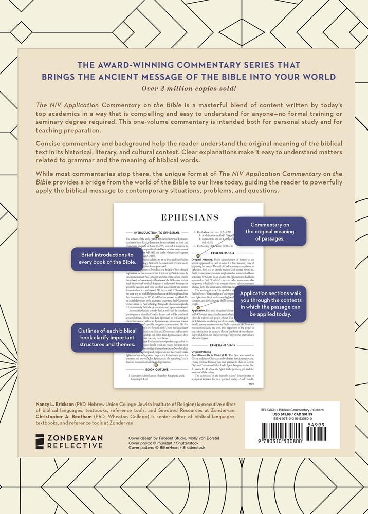 The NIV Application Commentary on the Bible: One-Volume Edition by HarperCollins, product view 2