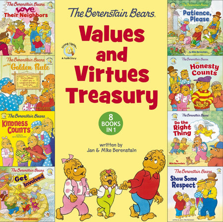 The Berenstain Bears Values and Virtues Treasury: 8 Books in 1 by HarperCollins