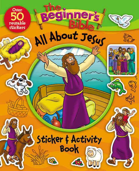 The Beginner's Bible All About Jesus Sticker and Activity Book by HarperCollins