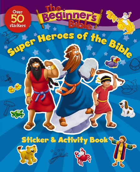 The Beginner's Bible Super Heroes of the Bible Sticker and Activity Book by HarperCollins