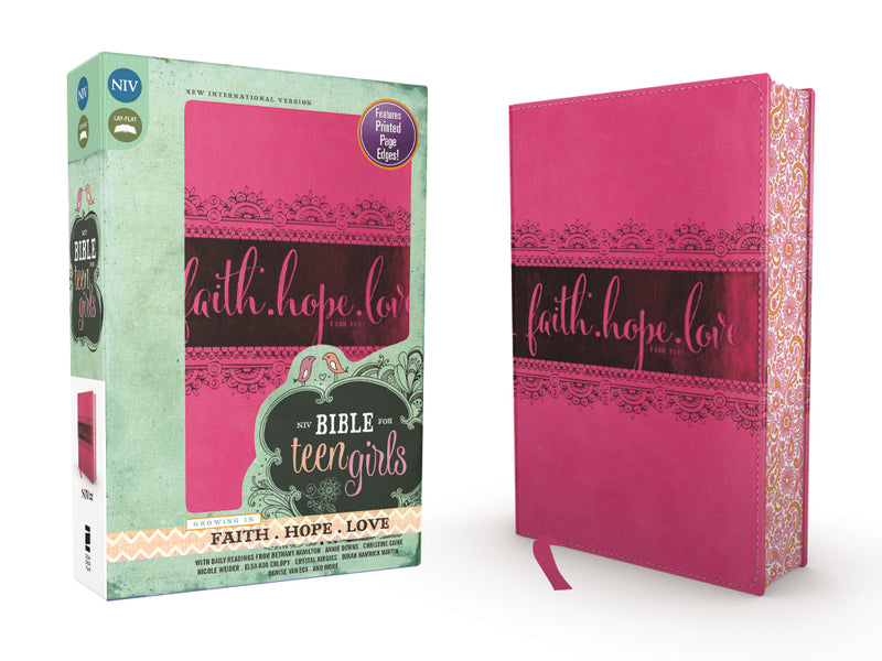 NIV, Bible for Teen Girls: Growing in Faith, Hope, and Love – The Perfect Christian Faith Gift for Your Teenage Girl, Age